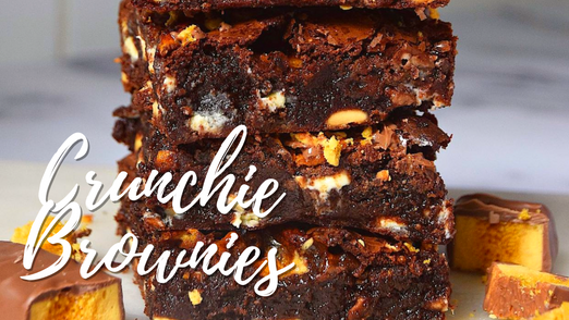 Crunchie Brownies