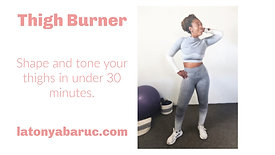 Thigh Burner Workout