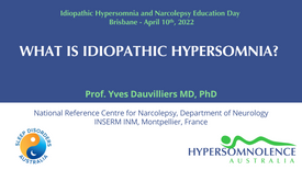 What Is Idiopathic Hypersomnia? - Prof. Yves Dauvilliers