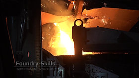 Melt transfer from induction furnace