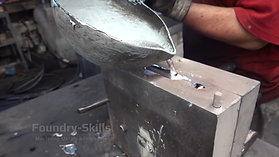 Casting of a hand gravity die