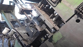Tilting process of a larger gravity die casting machine