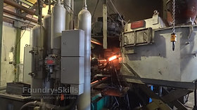 Dosing furnace and back of cold chamber high pressure die casting machine