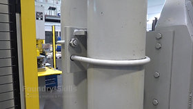Pressure accumulator of a cold chamber high pressure die casting machine