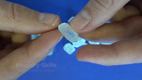 Sugar crystals in different sizes