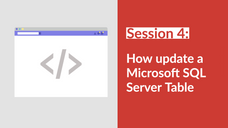 MSSS-004: How to update a Microsoft SQL Server Table