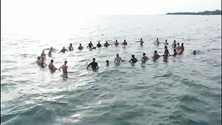 Aymeric Laurent Paddle Out Tribute