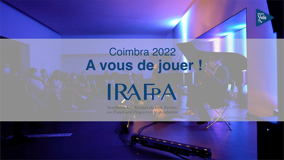 Colloque IRAFPA Coimbra 2022