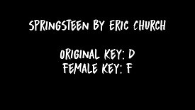 Springsteen - Eric Church 