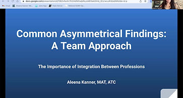 Common Asymmetrical Findings: A Team Approach, The Importance Of Integrating Between Professions