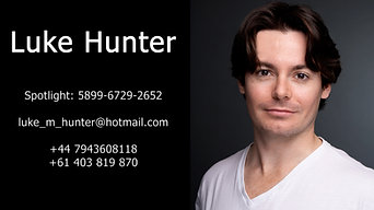 Luke Hunter Acting Showreel Novemebr 2022