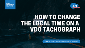 How To Change The Local Time on a VDO Tachograph