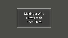 Making Wire Flowers
