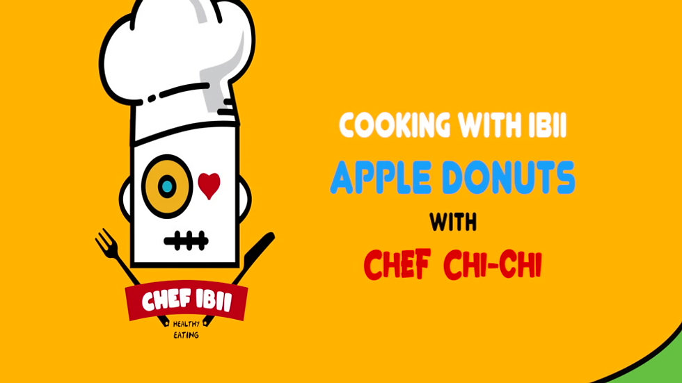 Cooking with ibii - Apple Donuts