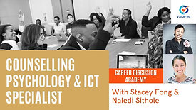 Career Discussion Academy (Counselling Psychology & ICT Specialist)