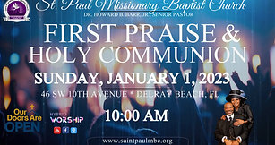Sunday Morning Worship January 1, 2023