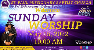Sunday Morning Worship - 5/15/22