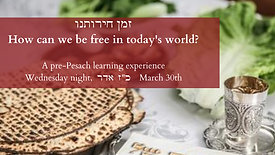 Pesach 5782 | How Can We Be Free in Today’s World | With Shterna Ginsberg