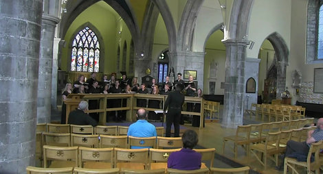 Jeron conducting UTC Chamber Singers