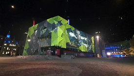 F1 Melbourne Projections - Federation Square