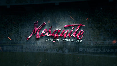 Mesquite Championship Rodeo motion graphic Logo w/Background