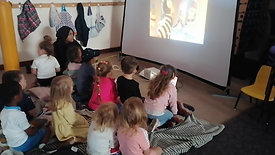 Watching the Bee movie this morning, not many children in so was a good idea