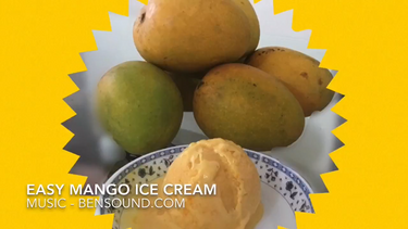 Homeade Mango Icecream
