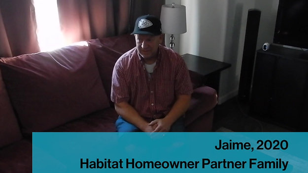 2020 Homeowner, Jaime, Thankful for the Stability Home Ownership gives his Family