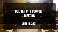 Bolivar City Council-June 14, 2021