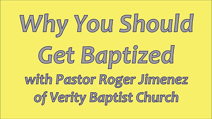 Why You Should Get Baptized