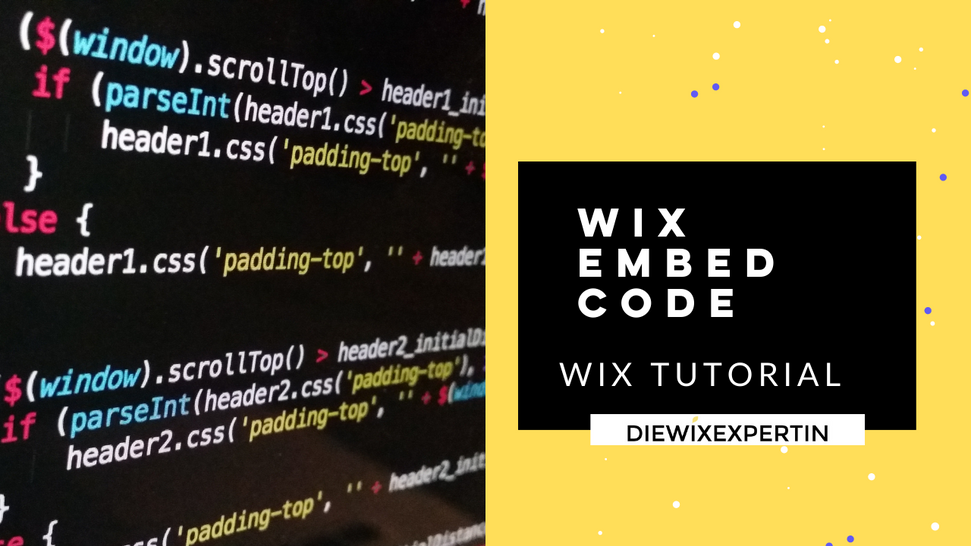 Wix embed code