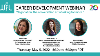 Career Developement "Negotiation, the conversation art of asking for more."