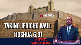 Taking Jericho Wall (Joshua 6:9)