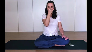 Breath - Nadi Shodhana (alternate nostril) breath to calm & balance | 12min