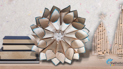 Book-page Wreath