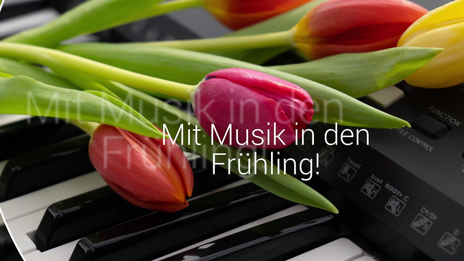 Mit Musik in den Frühling #Klavierspielen macht glücklich