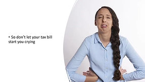 Dont let your tax bill start you crying