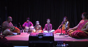 Akshatha & Ananth performing at Panchnama, the annual Indian Program showcase