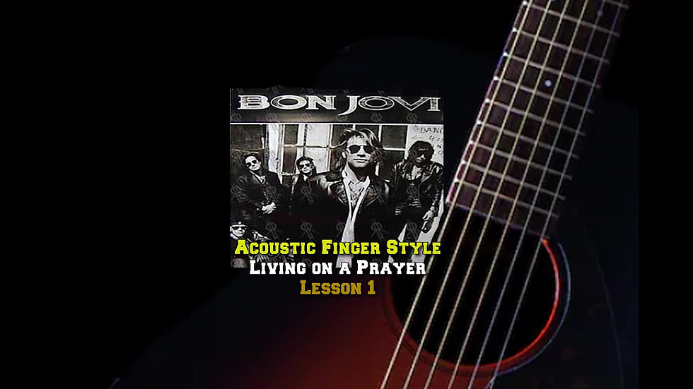 Bon Jovi Living on a Prayer Lesson1