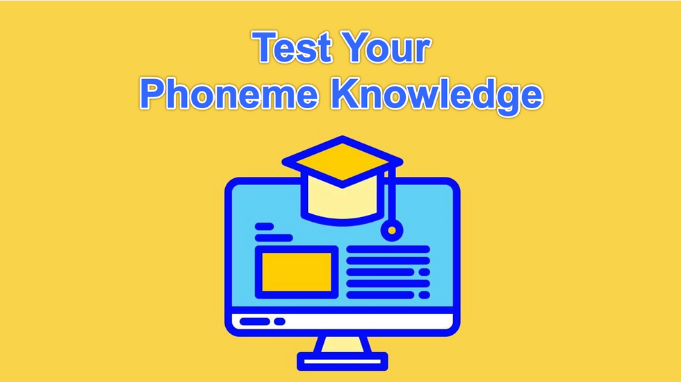 Test Your Phoneme Knowledge
