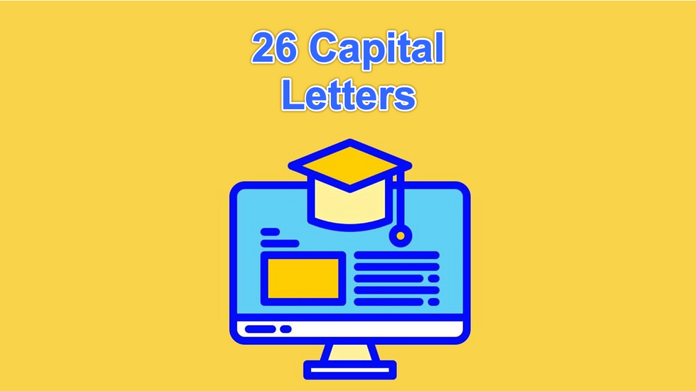 26 Capital Letters