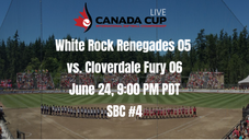 9p White Rock Renegades 05	vs. Cloverdale Fury 06