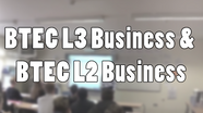 BTEC L3 Business & BTEC L2 Business