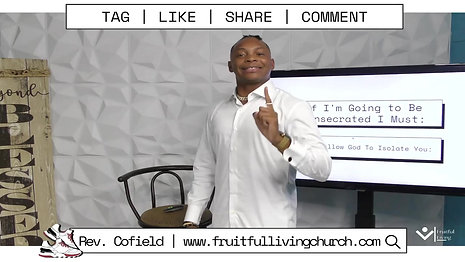 Consecrated & FINE!!! (Pt. 2- Setting the Standard - Not Living By Trends)