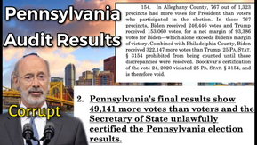 *New* PA election audit results 2022