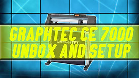 Graphtec Ce-7000 unbox setup and basic software tutorial video by Start 2 Print
