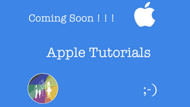 Coming Soon Apple Tutorials