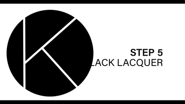 Video Step #5 Black Lacquer 