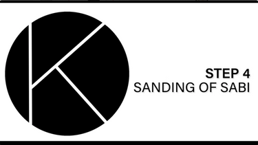  Video Step #4 Sanding of Sabi