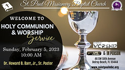 Sunday Morning Worship February 5, 2023